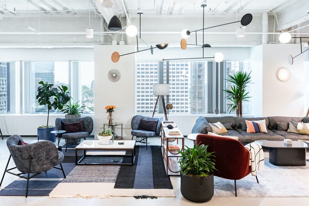 Get a look inside Industrious 5th and Flower.