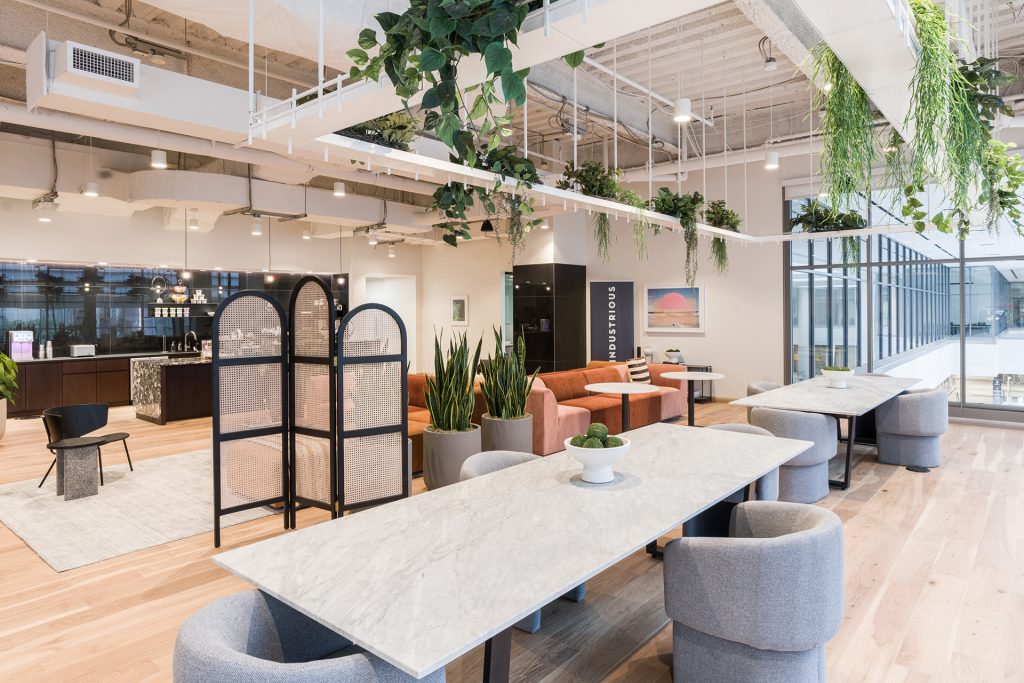 Get a peek inside Industrious Fashion District.
