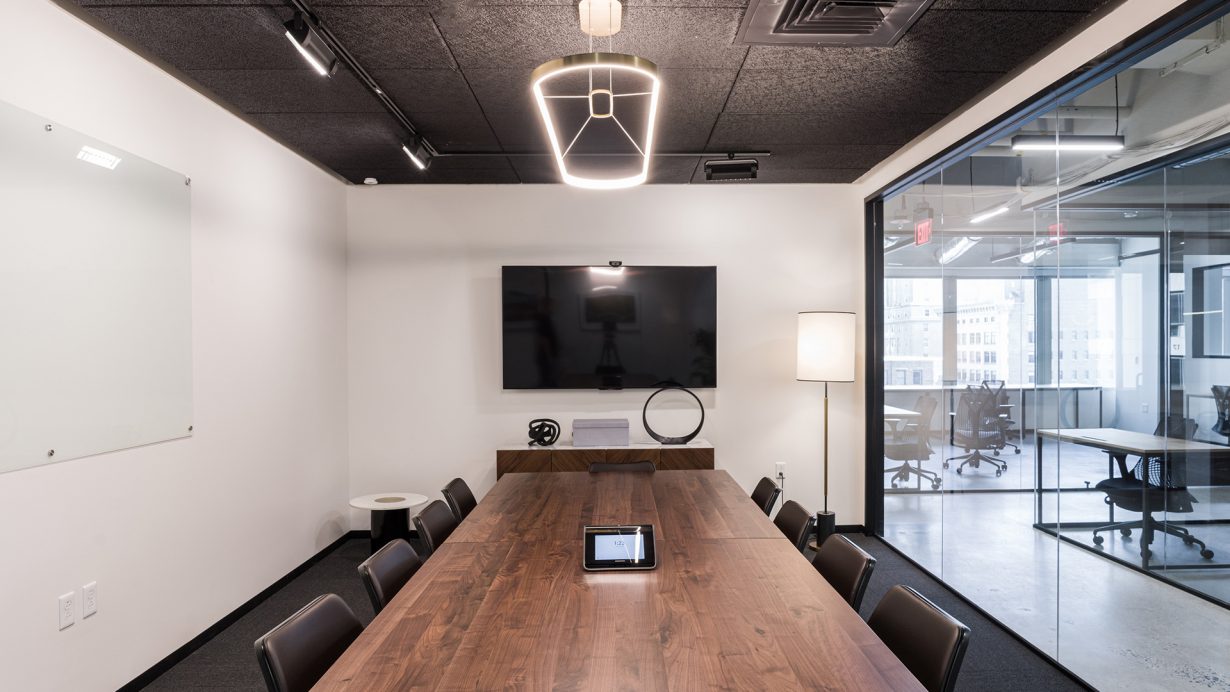 Members can book conference rooms of various sizes for any type of meeting.