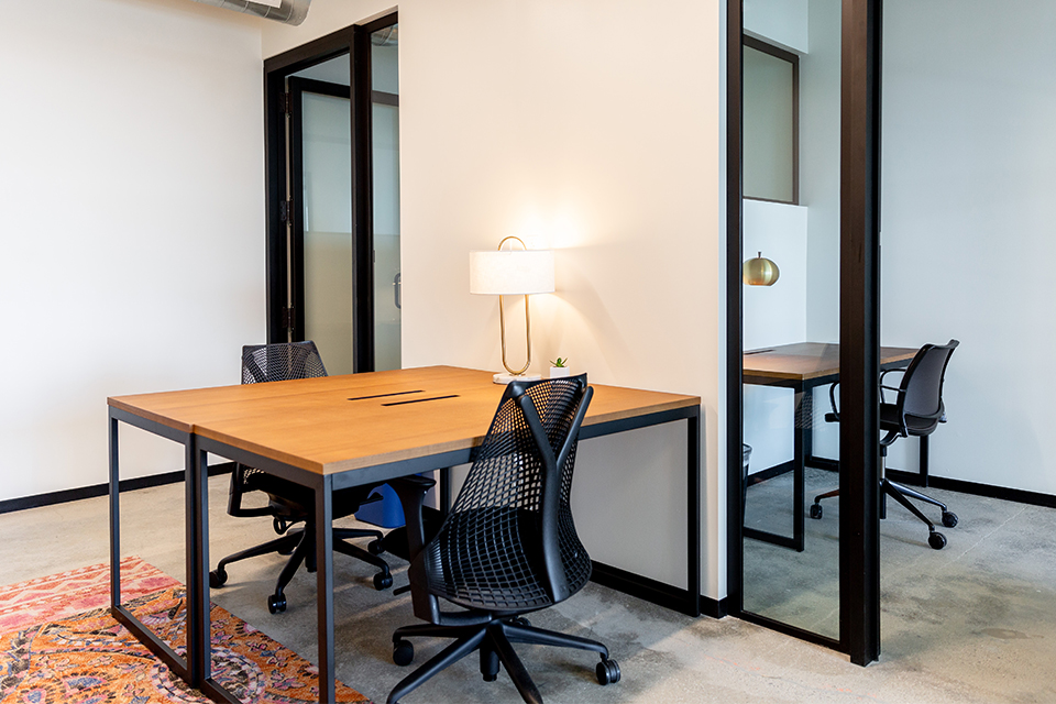 Private offices come fully-furnished and move-in ready.