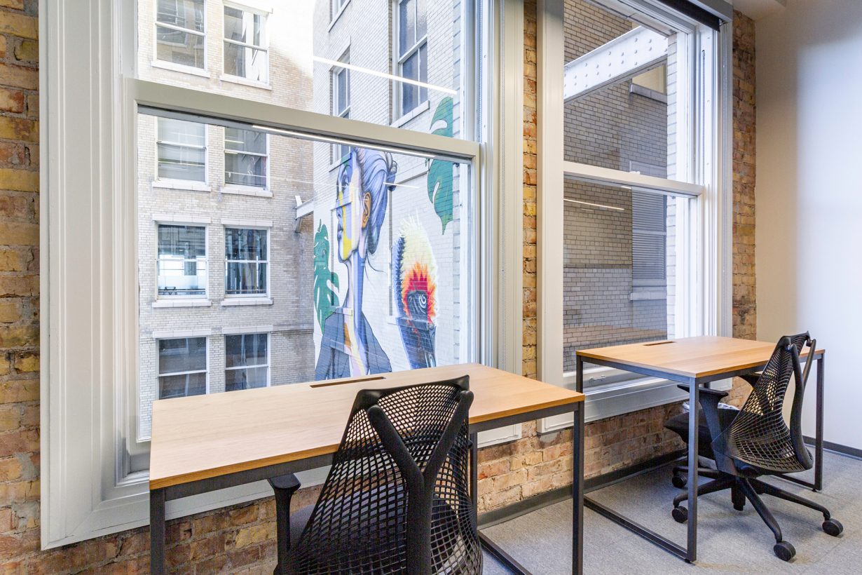 The Square with Industrious - Salt Lake City has a range of private offices available for members.