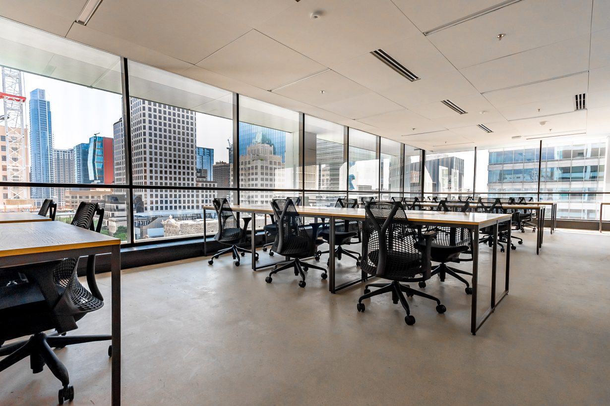 One of Industrious 9th and Congress’ spacious suites.