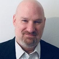 Picture shows Barry Friedman - Technical Audio Visual Manager